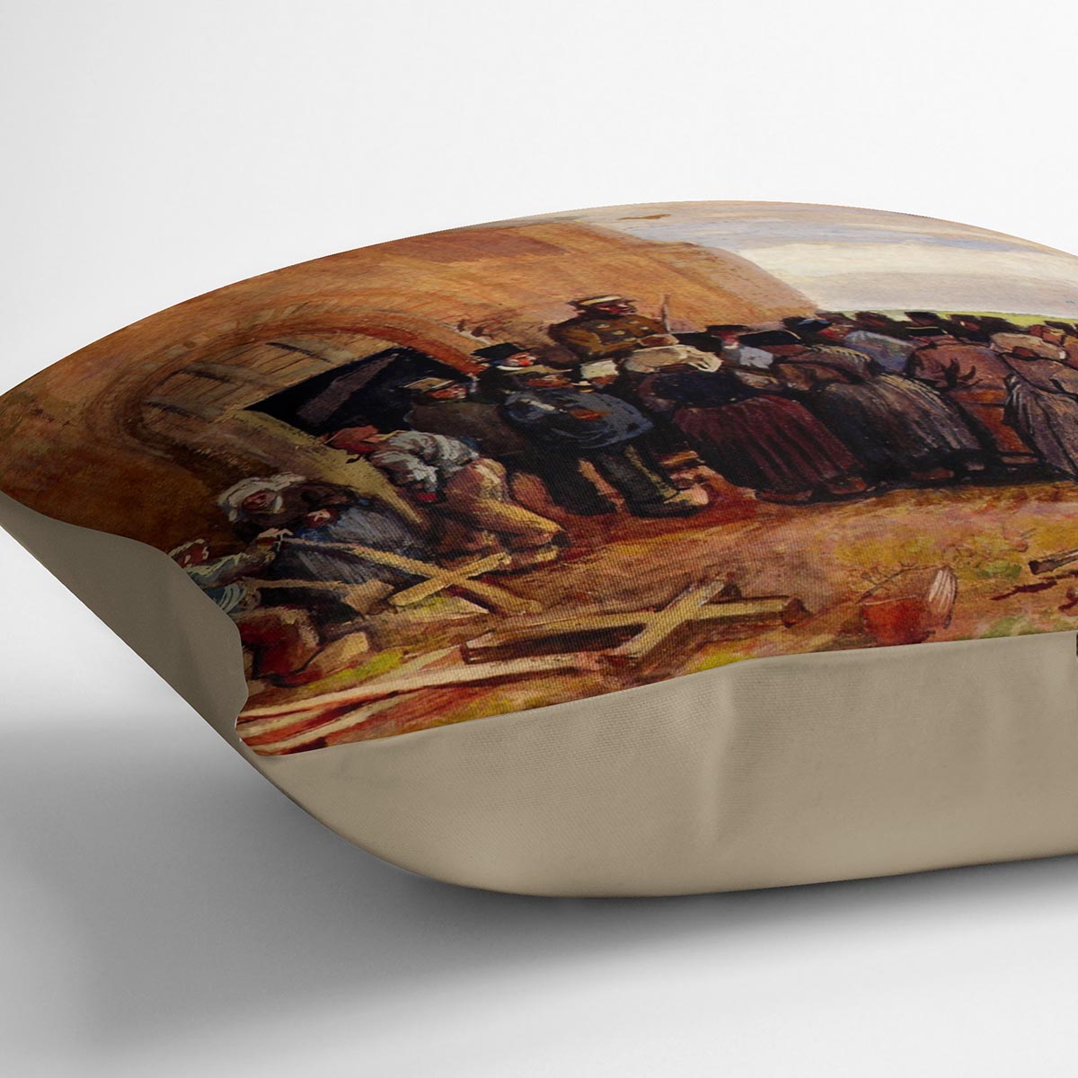 Sale of Building Scrap by Van Gogh Cushion