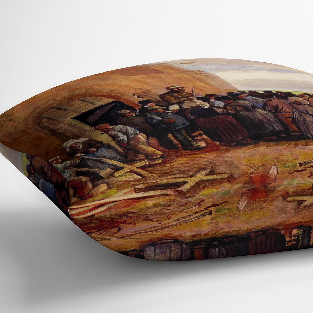 Sale of Building Scrap by Van Gogh Cushion