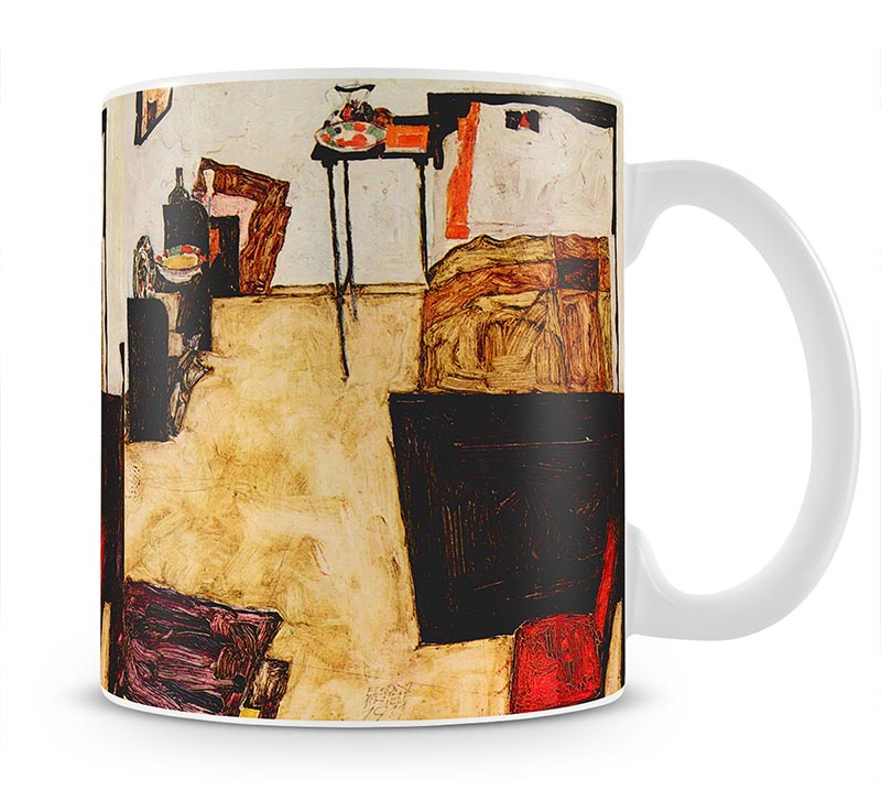 Schiele's living room in Neulengbach by Egon Schiele Mug - Canvas Art Rocks - 1