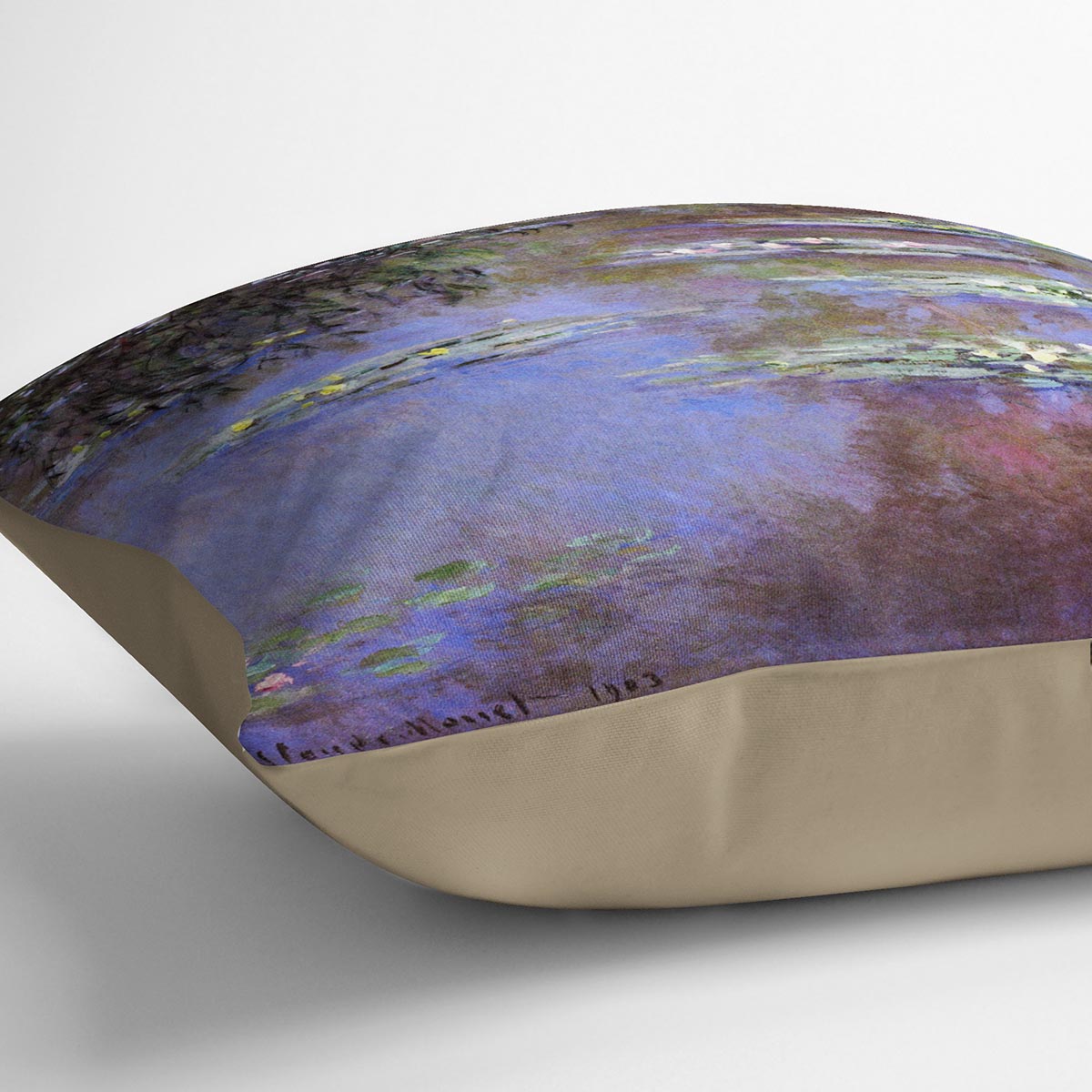 Sea roses 4 by Monet Cushion