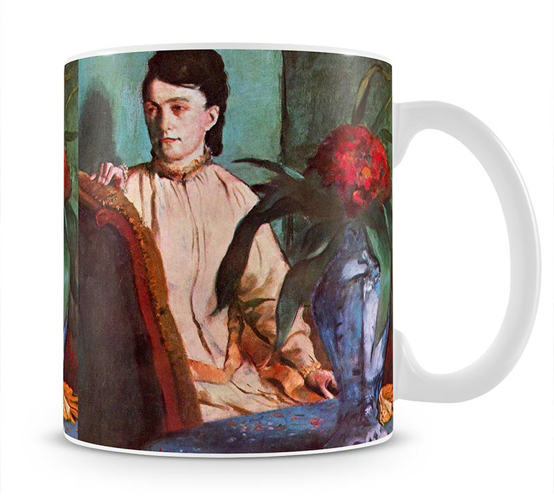 Seated woman by Degas Mug - Canvas Art Rocks - 1
