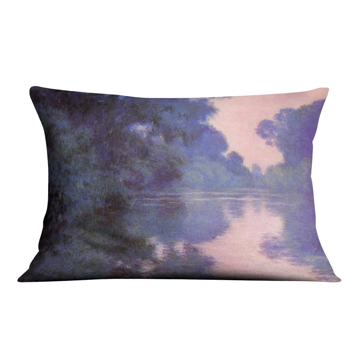 Seine arm at Giverny by Monet Cushion