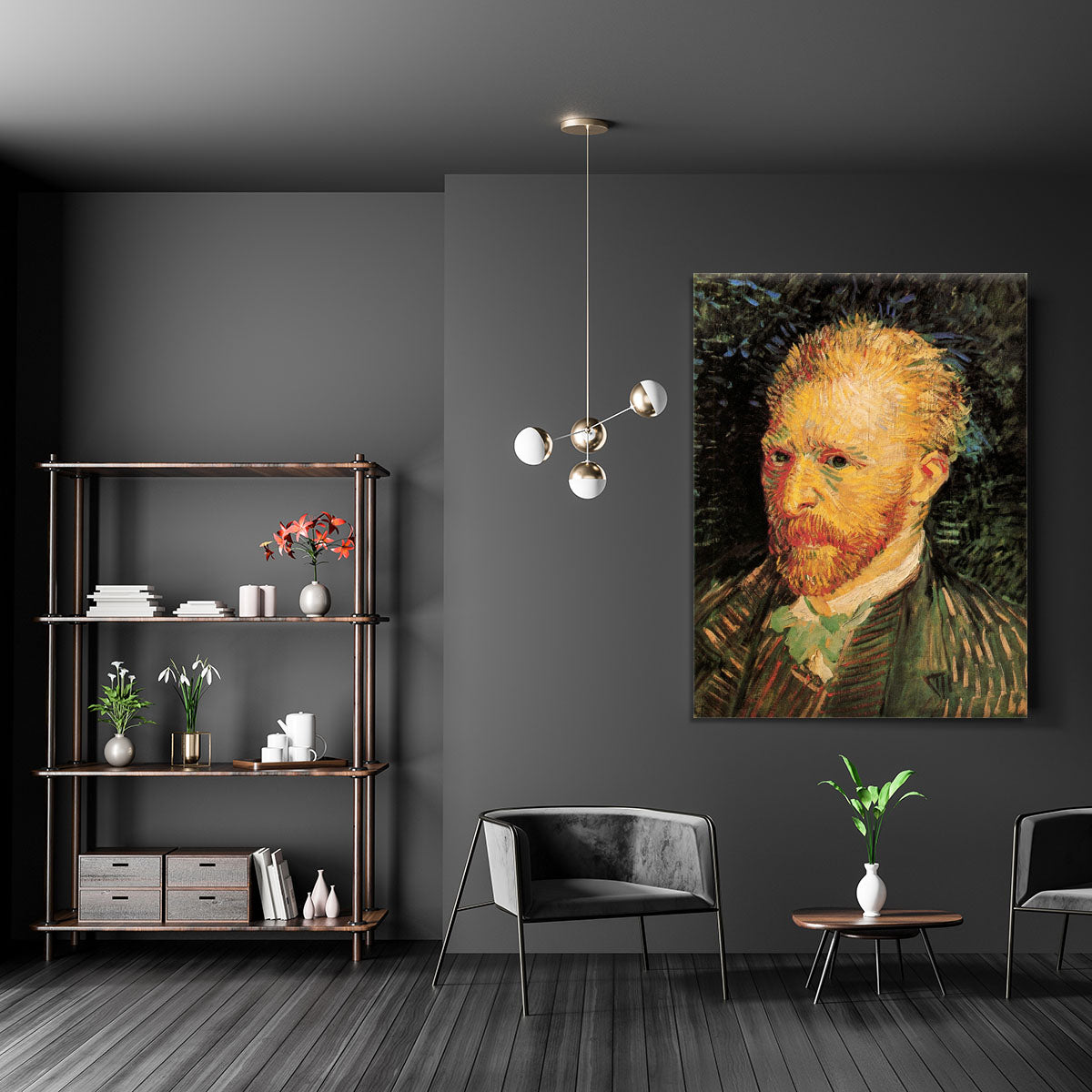 Self-Portrait 10 by Van Gogh Canvas Print or Poster - Canvas Art Rocks - 5