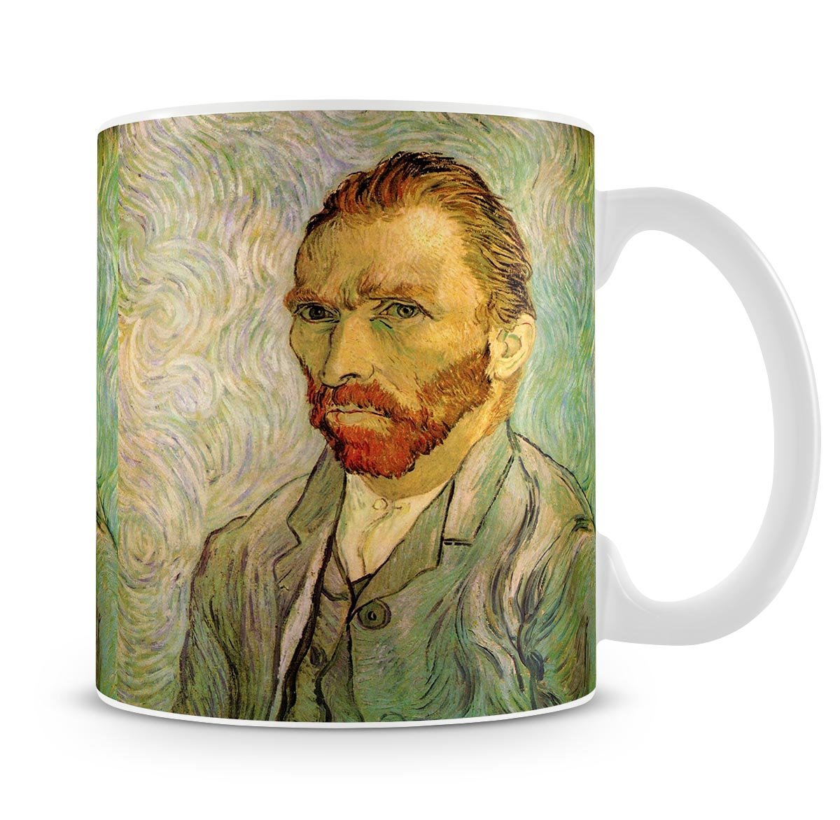 Self-Portrait 2 by Van Gogh Mug - Canvas Art Rocks - 4