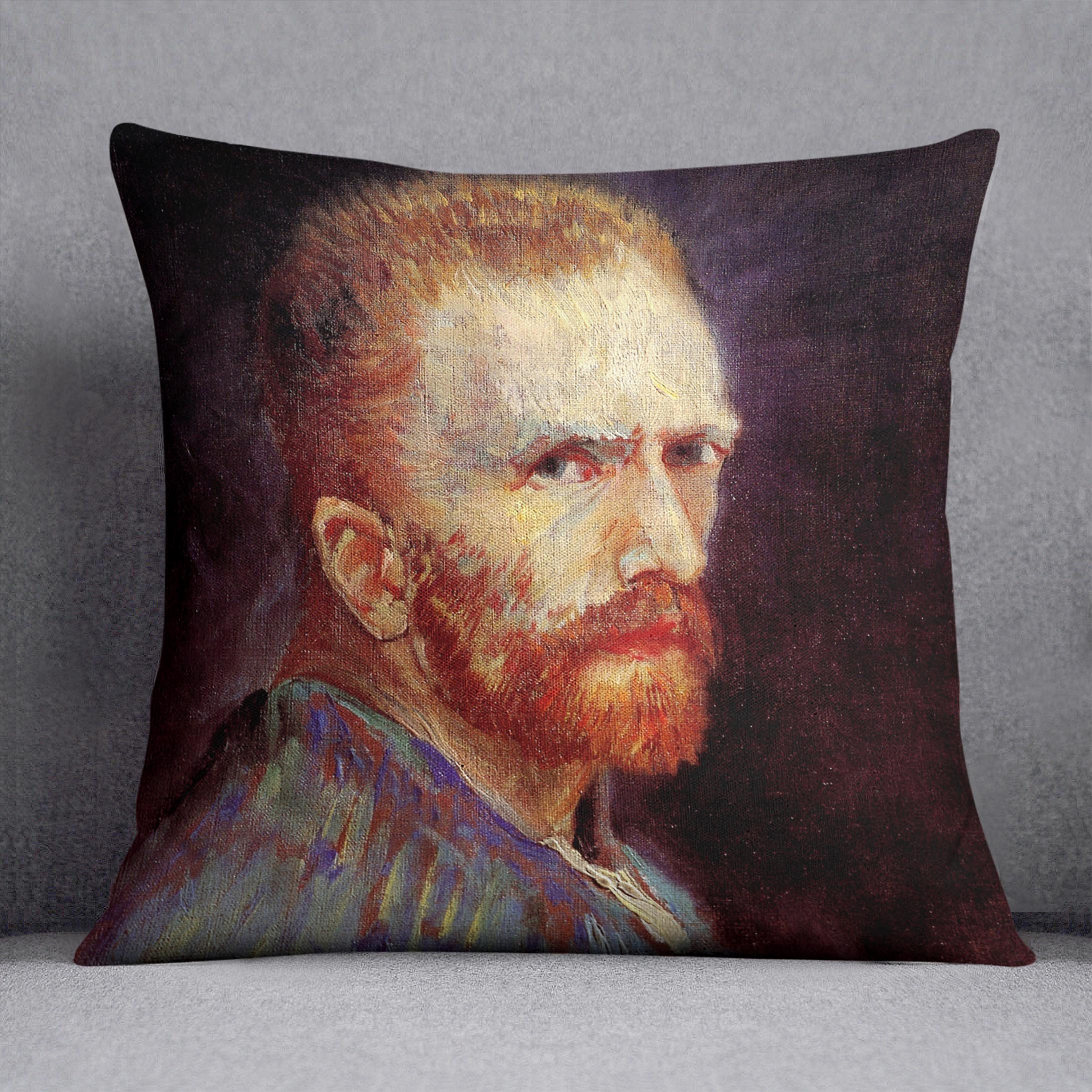 Self-Portrait 9 by Van Gogh Cushion