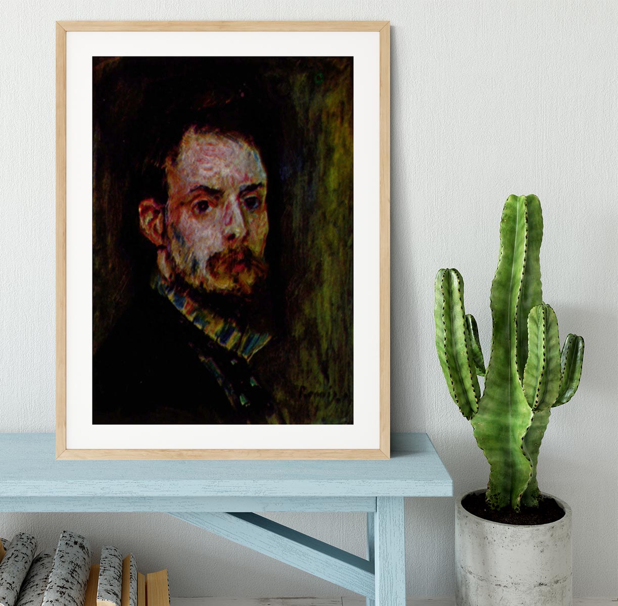Self Portrait 2 by Renoir Framed Print - Canvas Art Rocks - 3