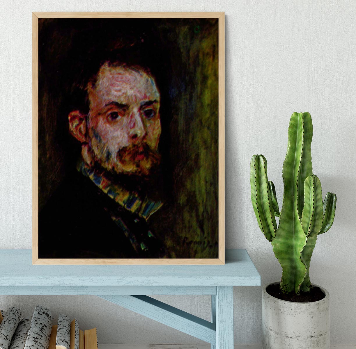 Self Portrait 2 by Renoir Framed Print - Canvas Art Rocks - 4