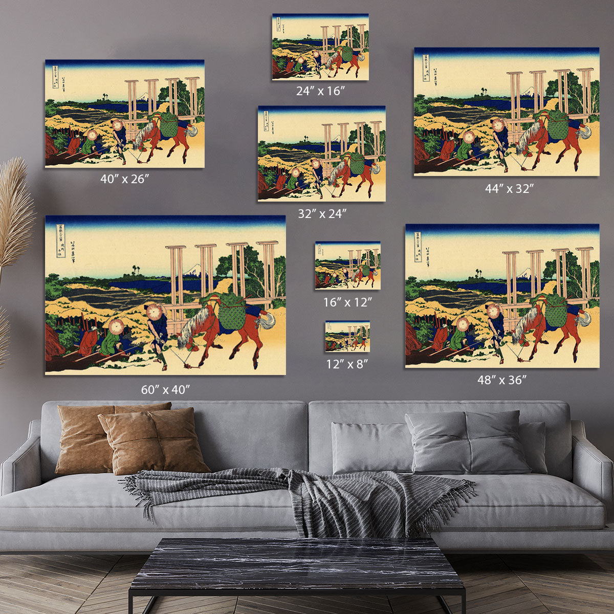 Senju by Hokusai Canvas Print or Poster - Canvas Art Rocks - 7