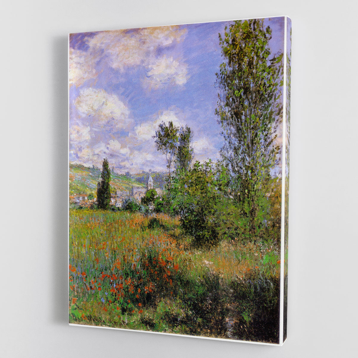 Sentier ile Saint Martin 1880 by Monet Canvas Print or Poster - Canvas Art Rocks - 1