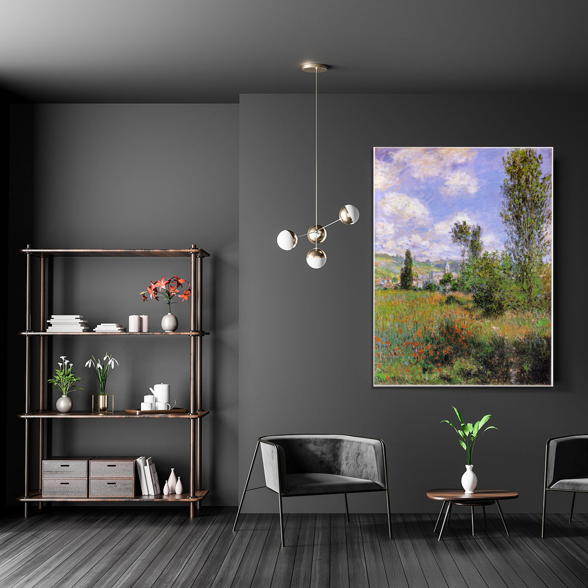 Sentier ile Saint Martin 1880 by Monet Canvas Print or Poster - Canvas Art Rocks - 5