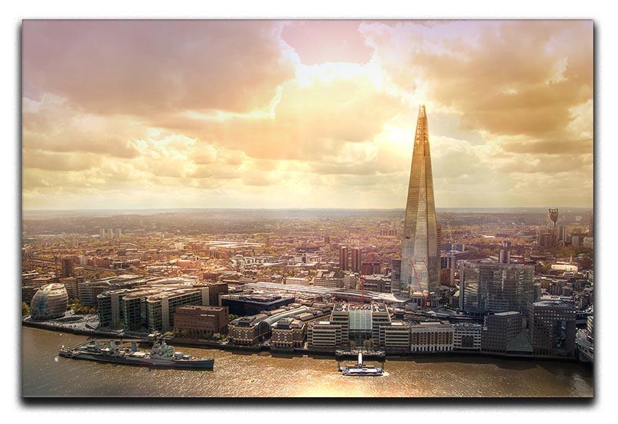 Shard of Glass at sunset Canvas Print or Poster - Canvas Art Rocks - 1