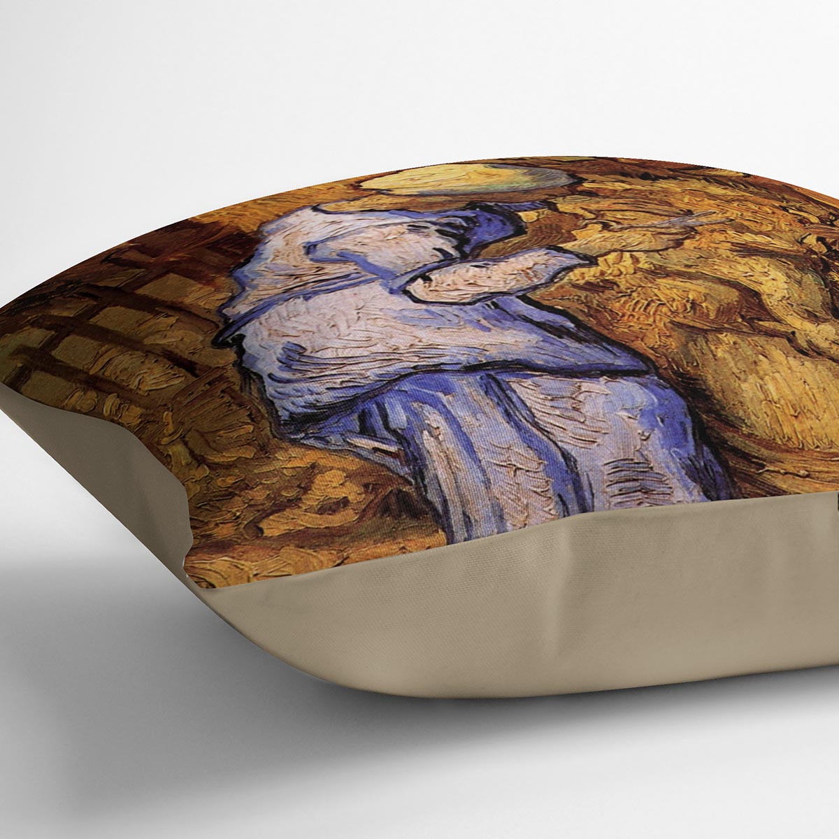 Sheep Shearers by Van Gogh Cushion