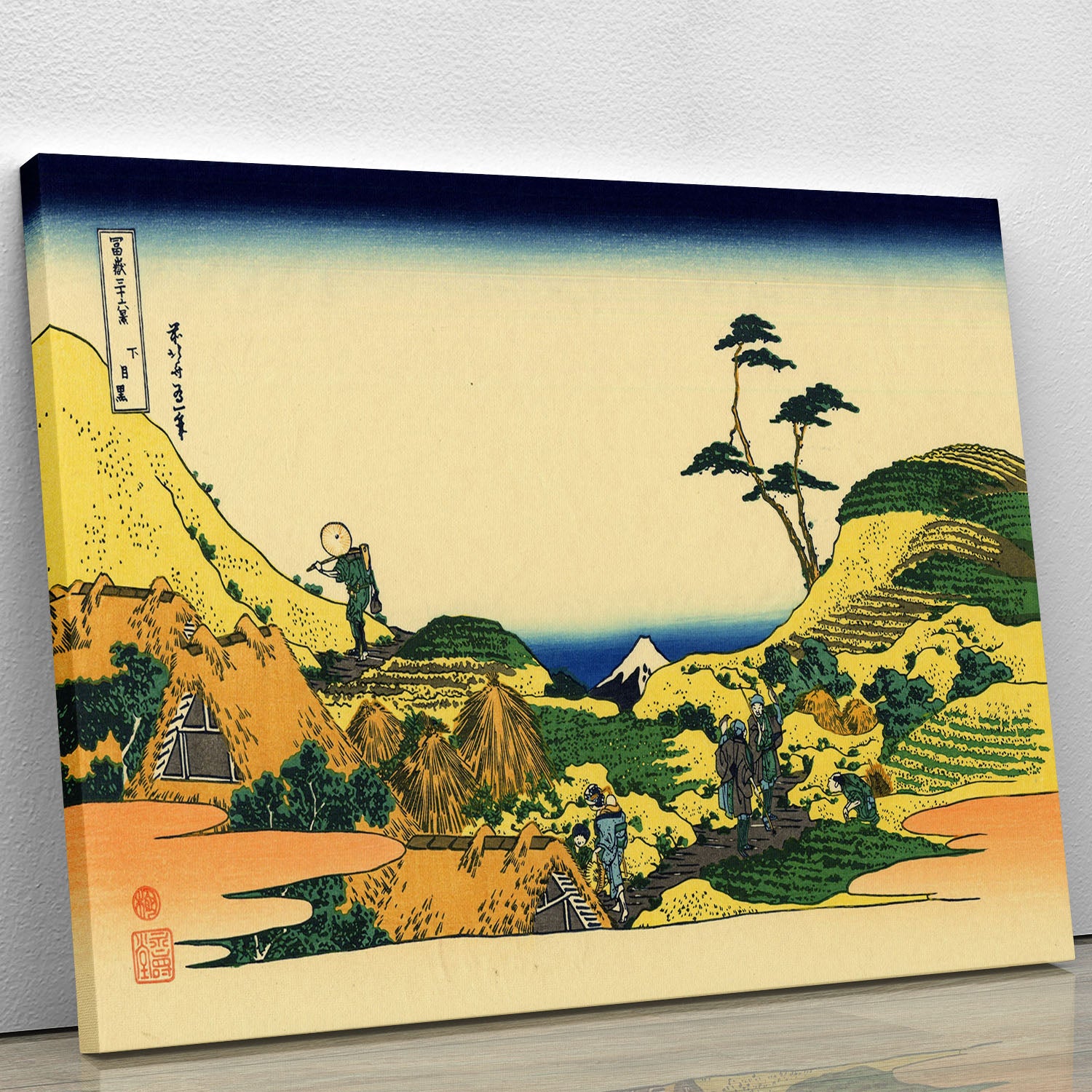 Shimomeguro by Hokusai Canvas Print or Poster - Canvas Art Rocks - 1