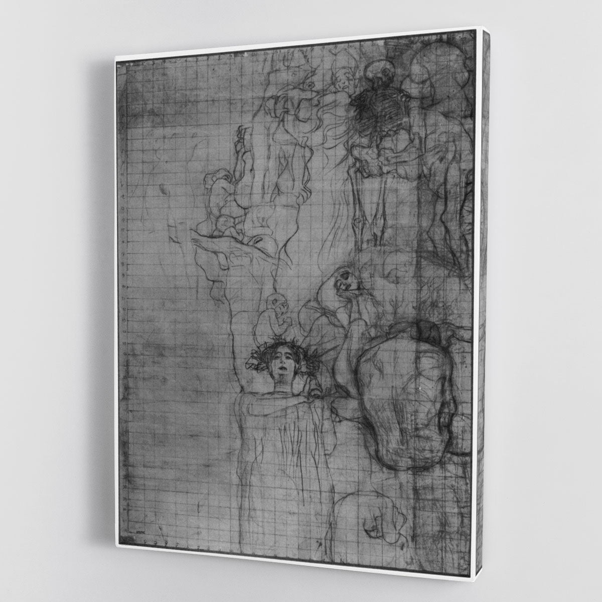 Sketch of Medicine by Klimt Canvas Print or Poster - Canvas Art Rocks - 1