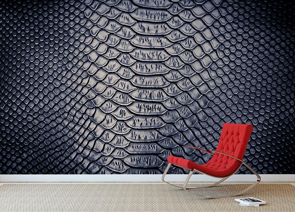 Snake skin texture Wall Mural Wallpaper - Canvas Art Rocks - 2