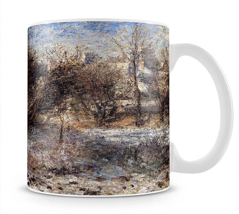 Snowy landscape by Renoir Mug - Canvas Art Rocks - 1
