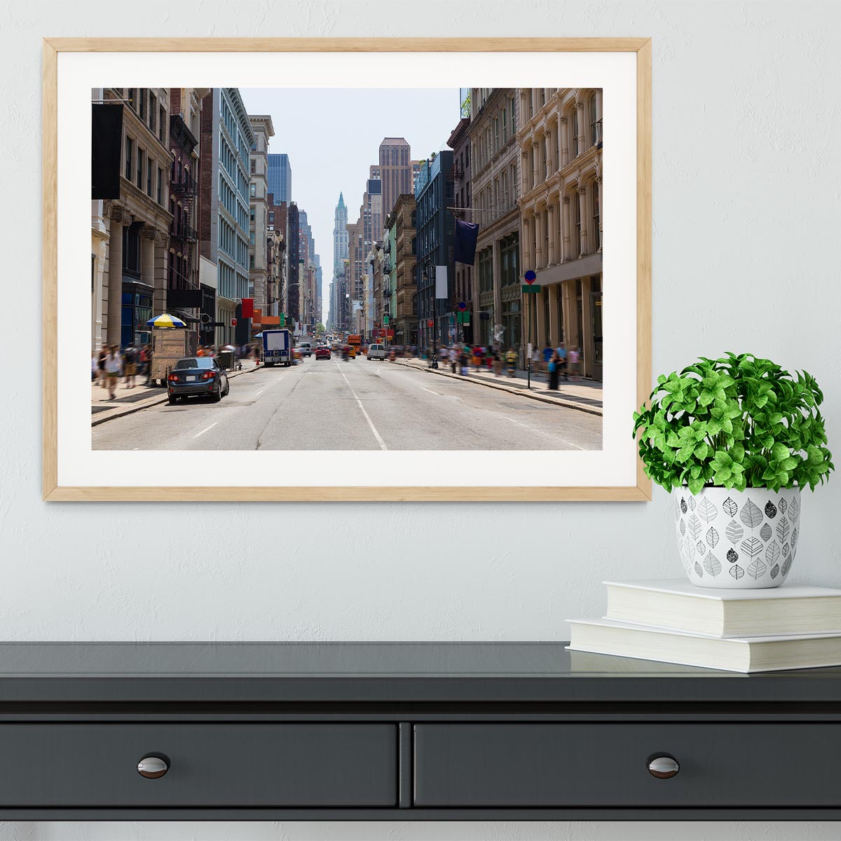 Soho buildings facade Framed Print - Canvas Art Rocks - 3