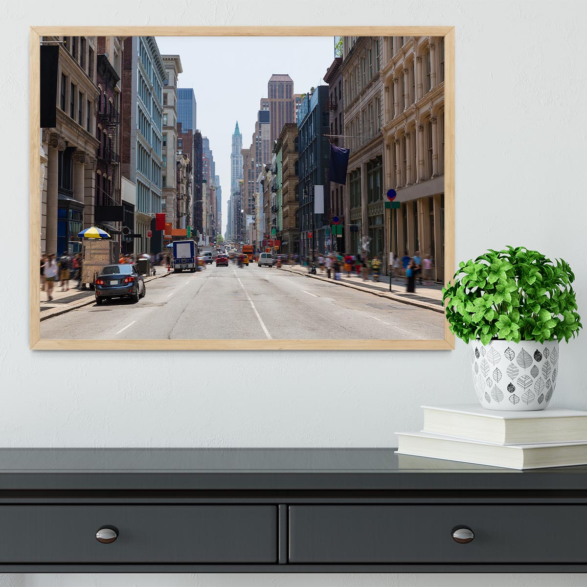 Soho buildings facade Framed Print - Canvas Art Rocks - 4