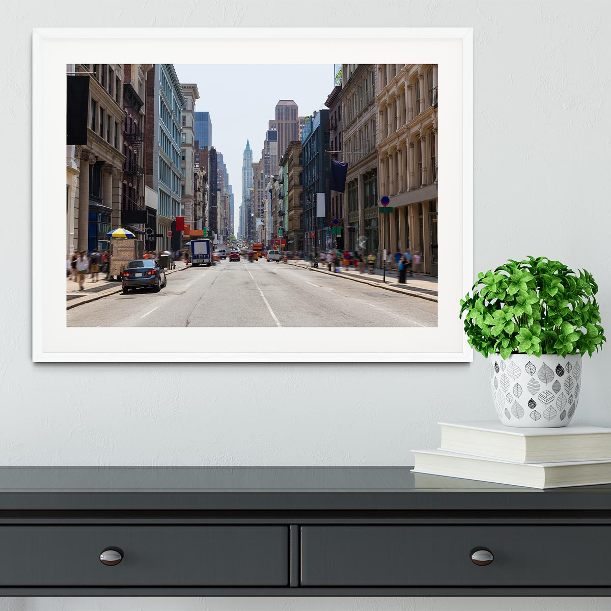 Soho buildings facade Framed Print - Canvas Art Rocks - 5