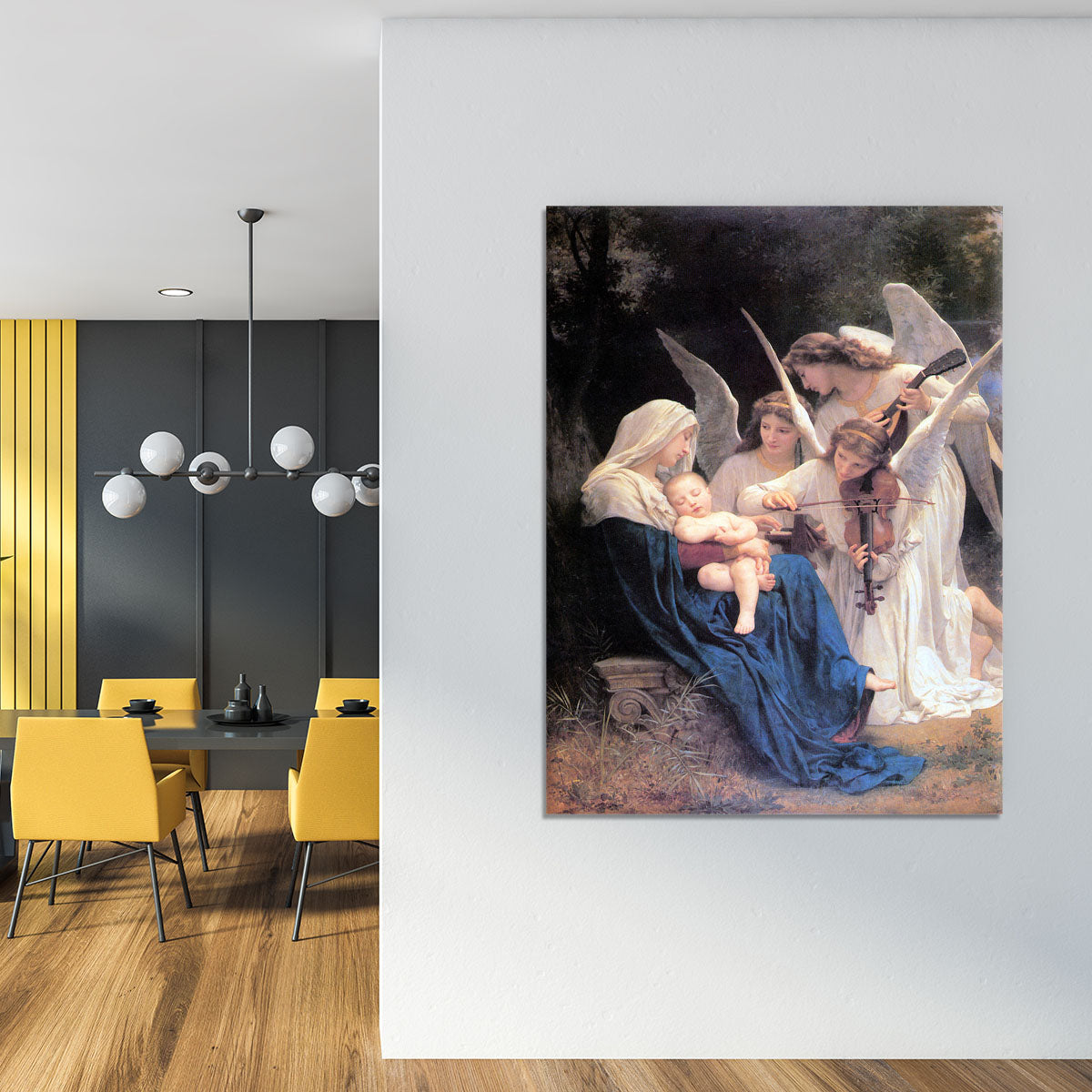 Song of the Angels By Bouguereau Canvas Print or Poster - Canvas Art Rocks - 4