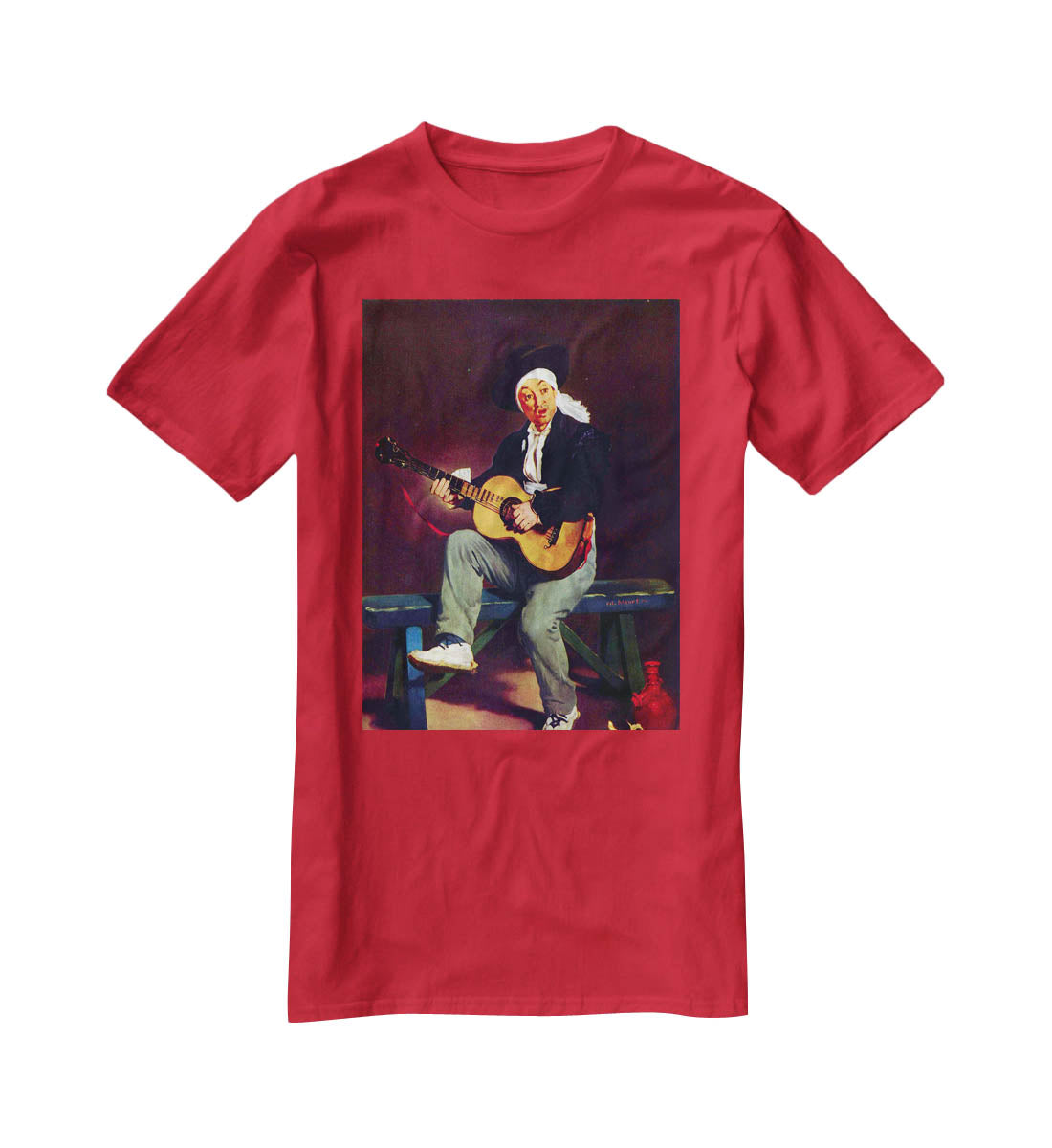 Spanish singer by Manet T-Shirt - Canvas Art Rocks - 4