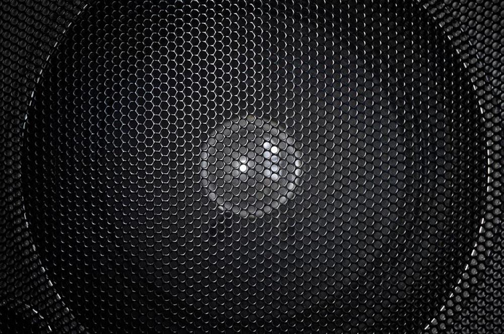 Speaker grill Wall Mural Wallpaper - Canvas Art Rocks - 1