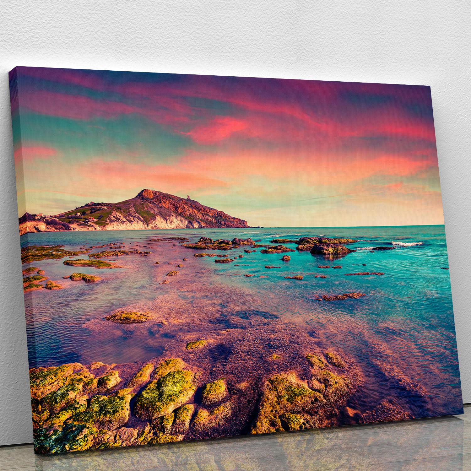 Spring sunset from the Giallonardo Canvas Print or Poster - Canvas Art Rocks - 1