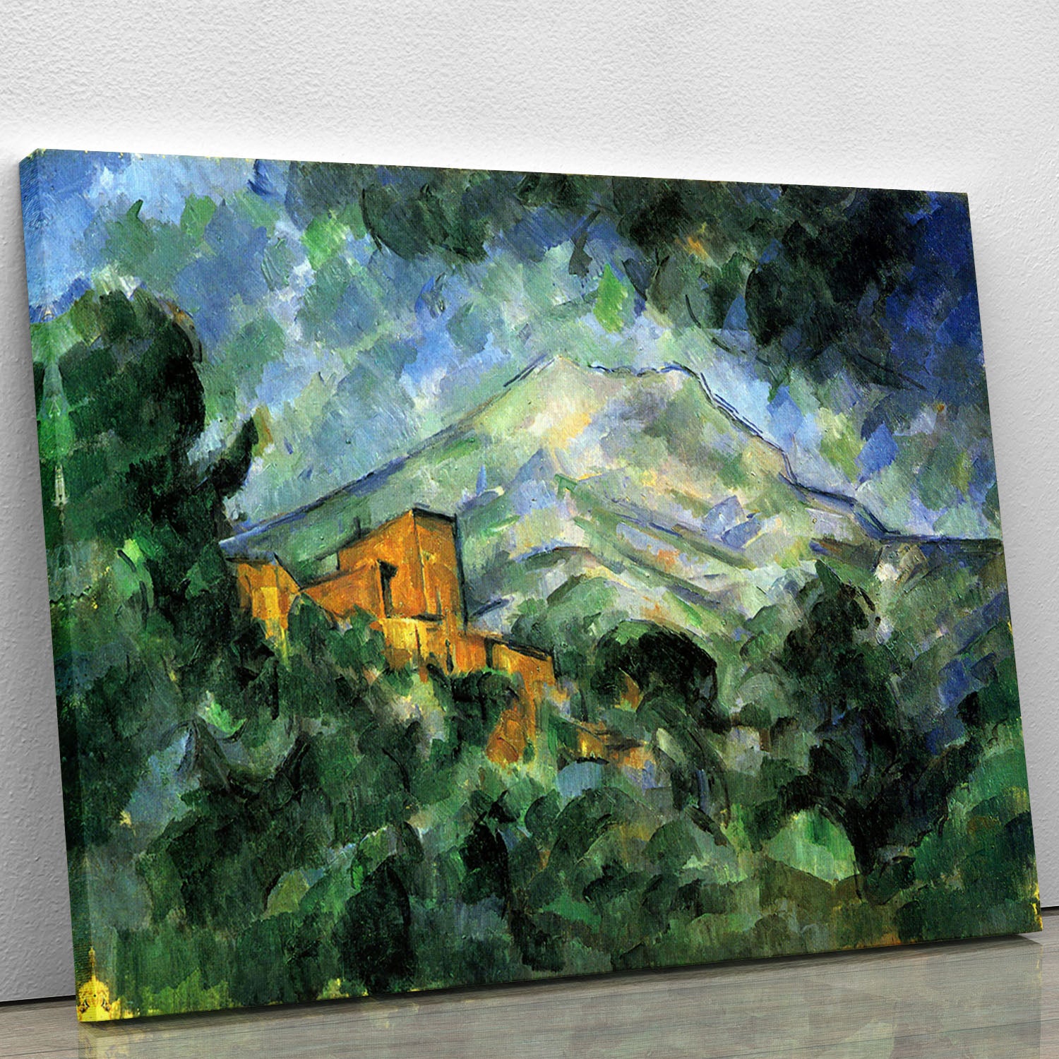 St. Victoire and Chateau Noir by Cezanne Canvas Print or Poster - Canvas Art Rocks - 1