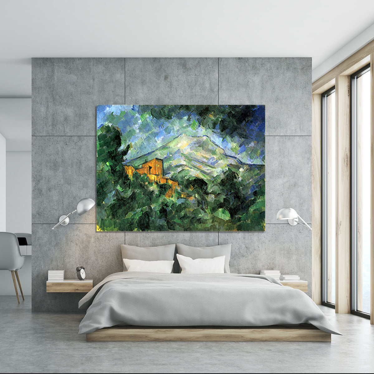 St. Victoire and Chateau Noir by Cezanne Canvas Print or Poster - Canvas Art Rocks - 5