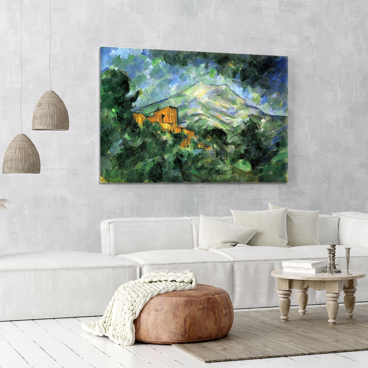 St. Victoire and Chateau Noir by Cezanne Canvas Print or Poster - Canvas Art Rocks - 6