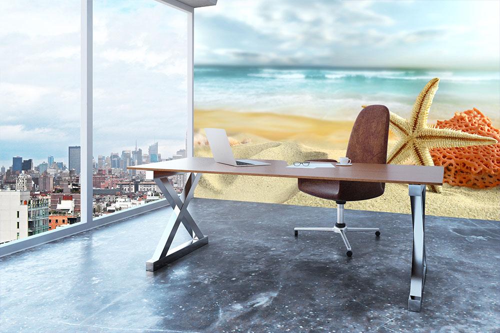 Starfish Wall Mural Wallpaper - Canvas Art Rocks - 3