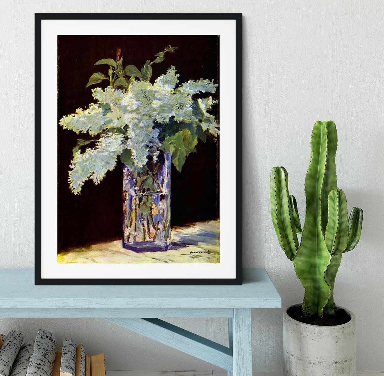 Still Life by Manet Framed Print - Canvas Art Rocks - 1