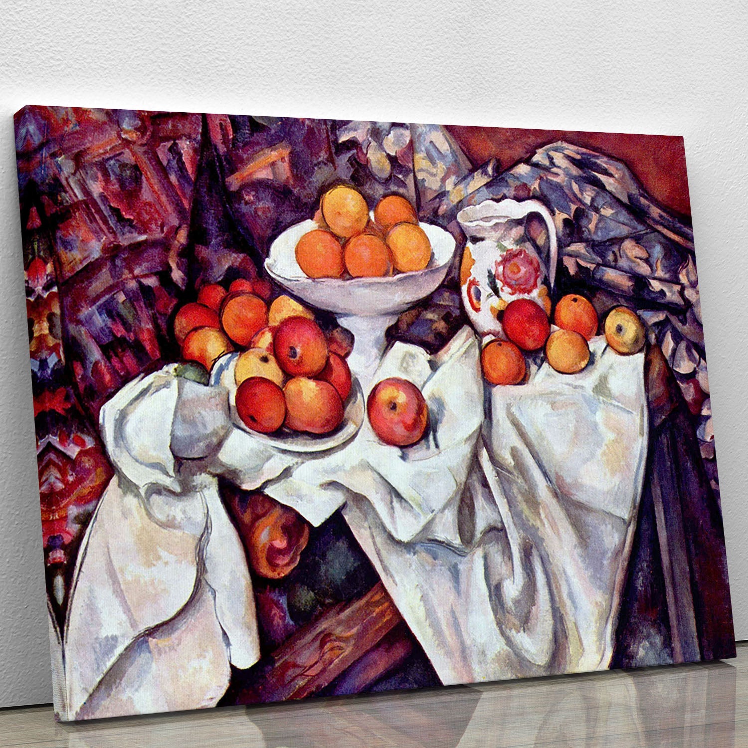 Still Life with Apples and Oranges by Cezanne Canvas Print or Poster - Canvas Art Rocks - 1