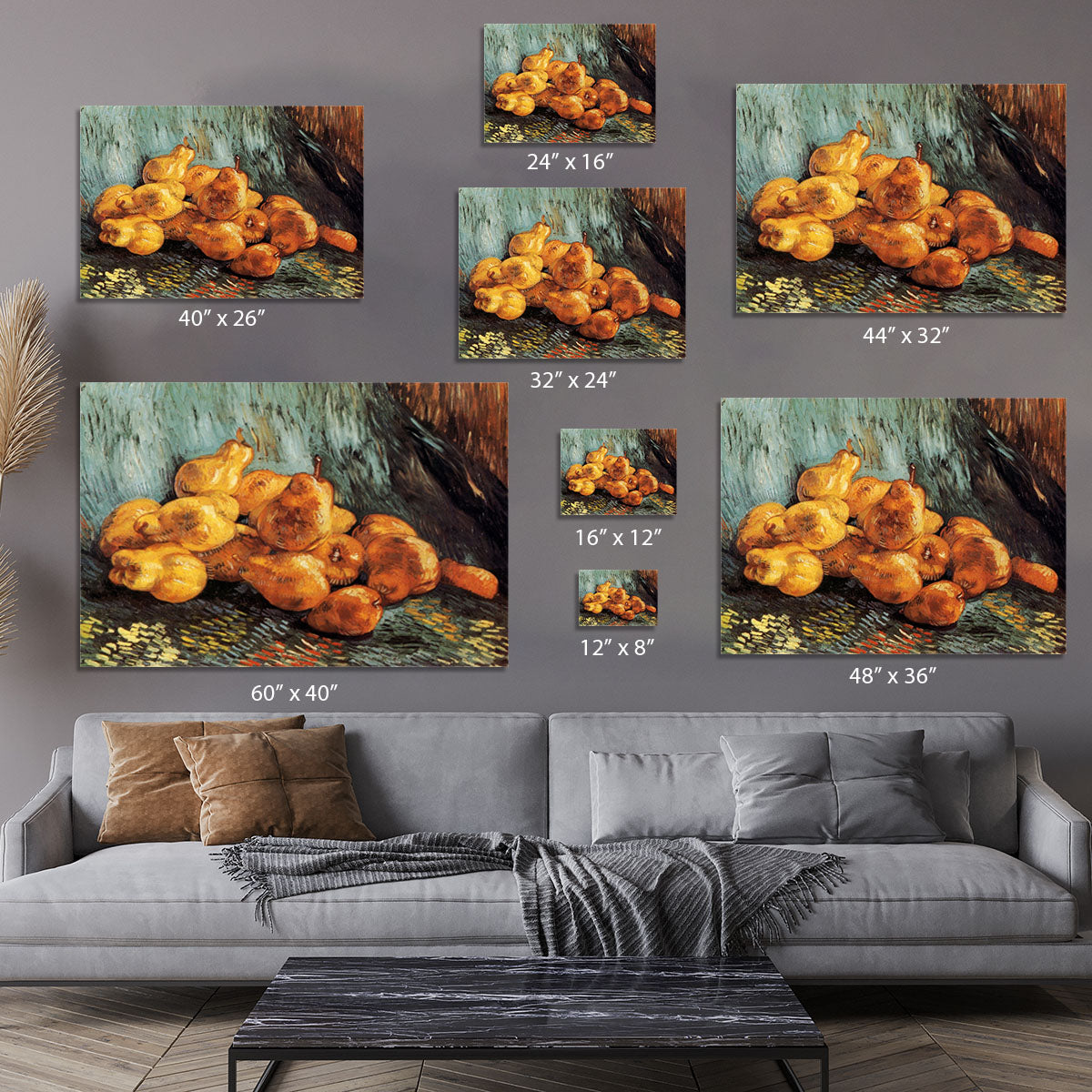 Still Life with Pears by Van Gogh Canvas Print or Poster - Canvas Art Rocks - 7