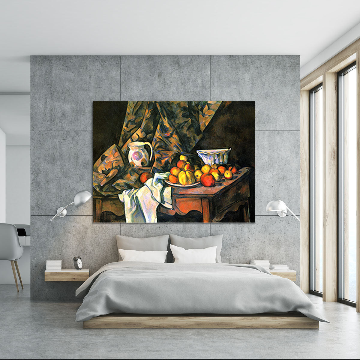 Still life with apples and peaches by Cezanne Canvas Print or Poster - Canvas Art Rocks - 5