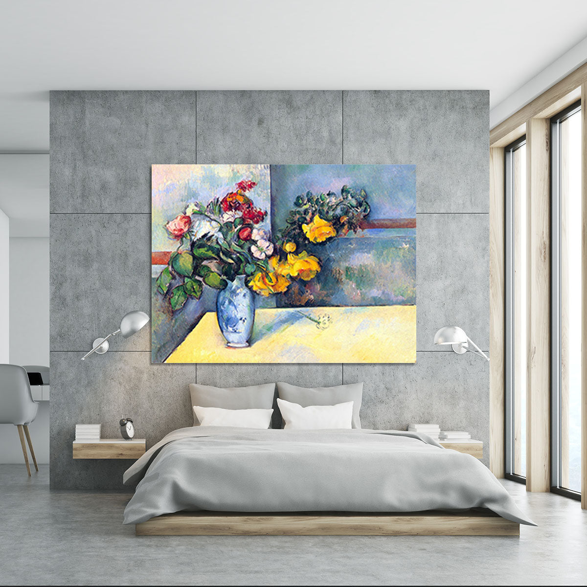 Still lifes flowers in a vase by Cezanne Canvas Print or Poster - Canvas Art Rocks - 5