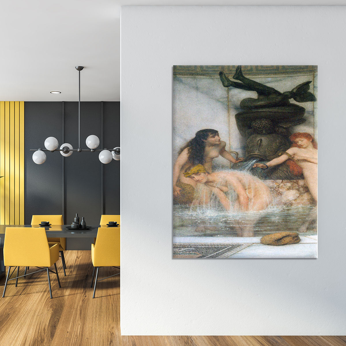 Strigilis and sponges by Alma Tadema Canvas Print or Poster - Canvas Art Rocks - 4