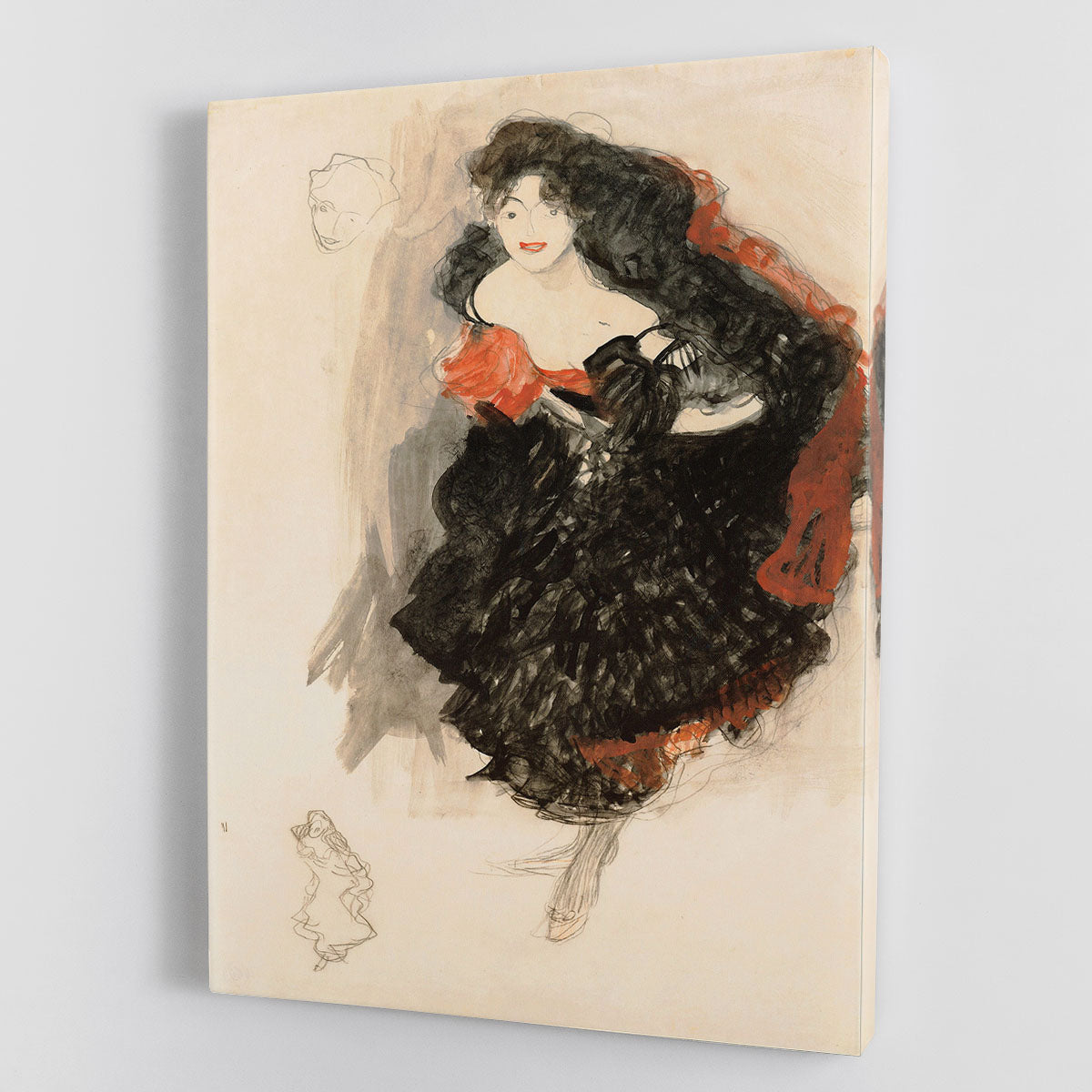 Study for Judith II by Klimt Canvas Print or Poster - Canvas Art Rocks - 1
