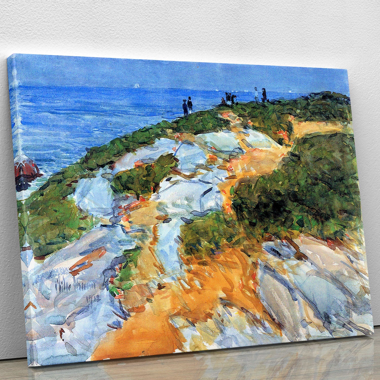 Sunday morning Appledore by Hassam Canvas Print or Poster - Canvas Art Rocks - 1