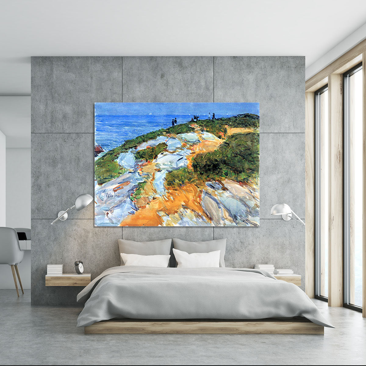 Sunday morning Appledore by Hassam Canvas Print or Poster - Canvas Art Rocks - 5