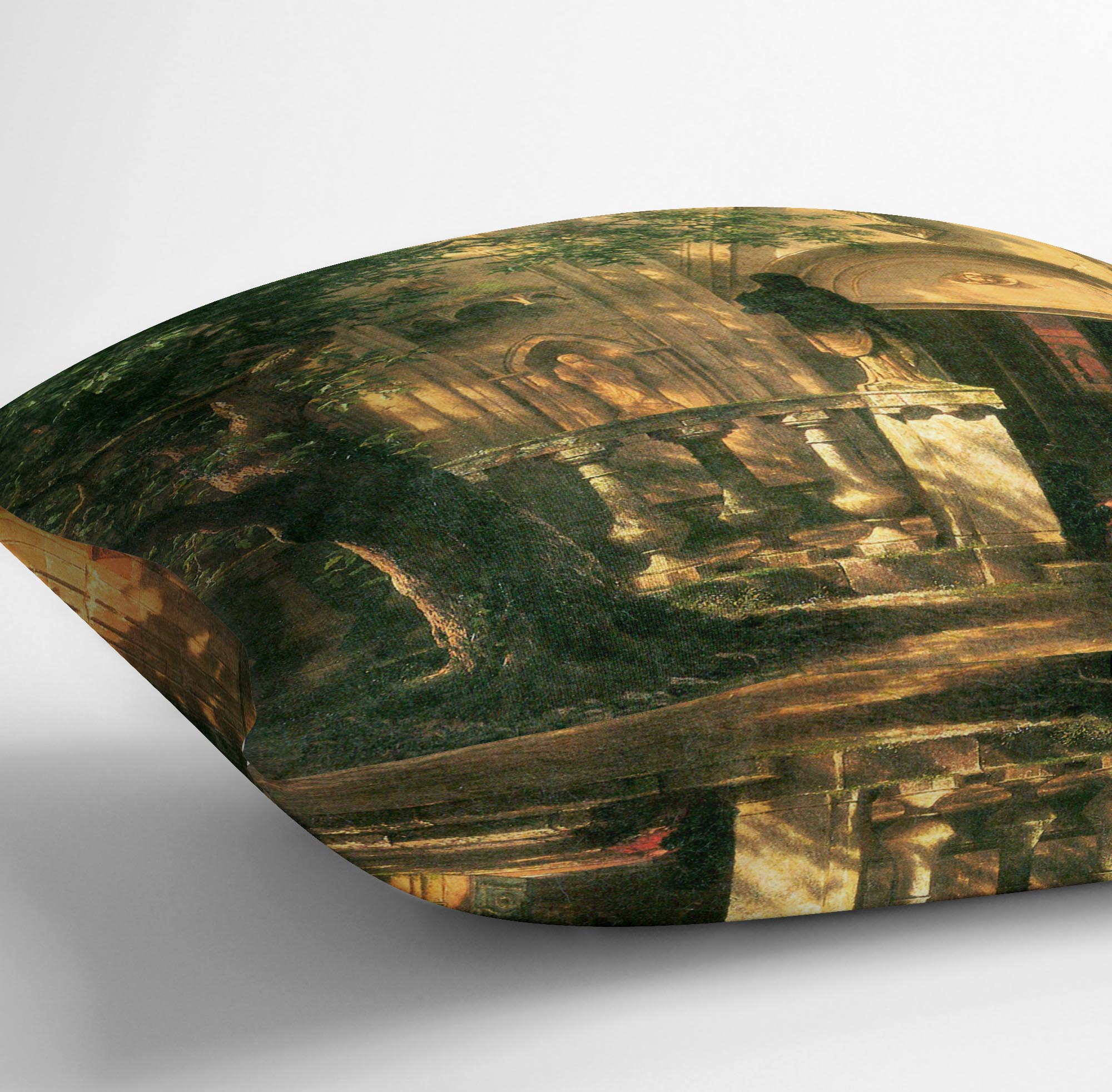 Sunlight and Shadow 2 by Bierstadt Cushion - Canvas Art Rocks - 3