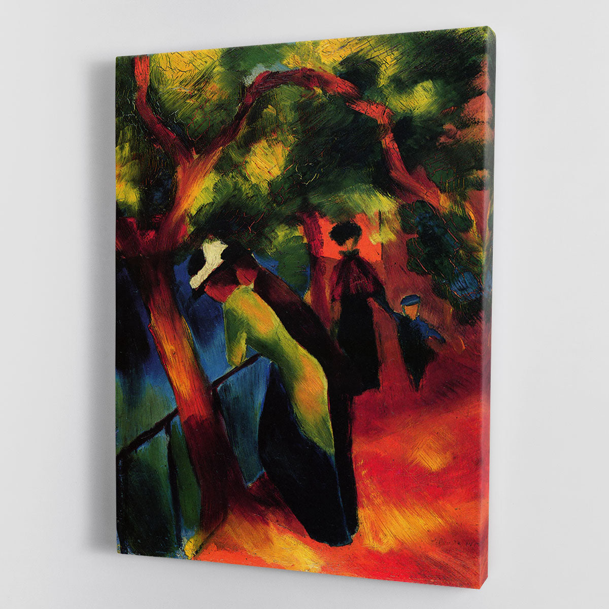 Sunny way by August Macke Canvas Print or Poster - Canvas Art Rocks - 1