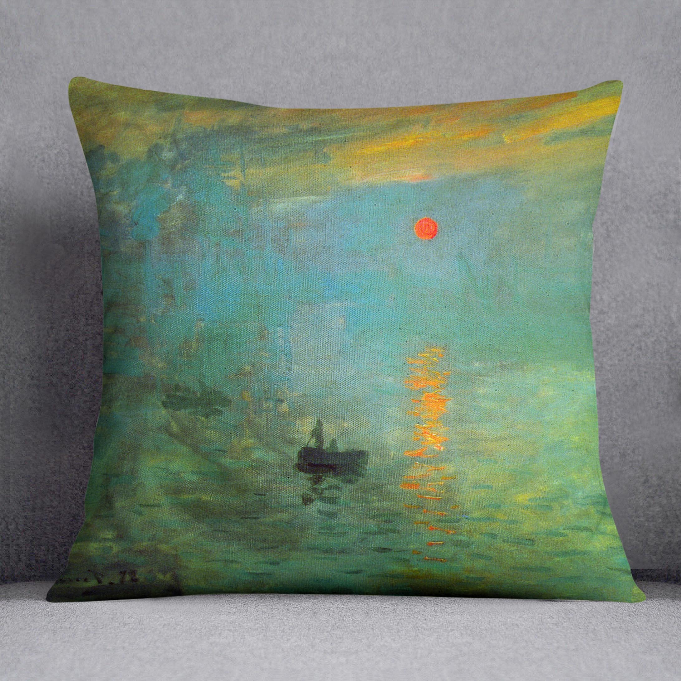 Sunrise by Monet Cushion