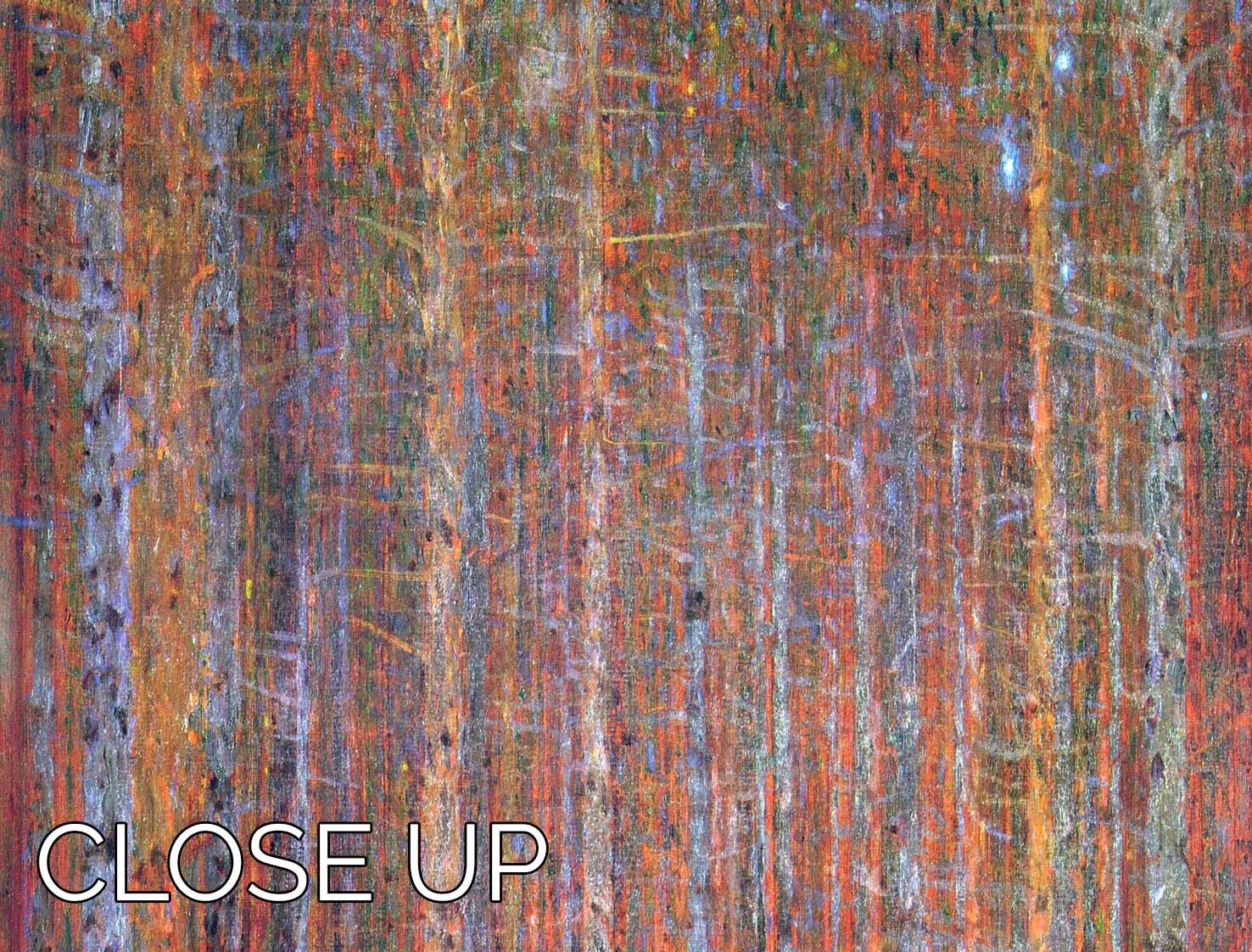 Tannenwald I by Klimt 3 Split Panel Canvas Print - Canvas Art Rocks - 3