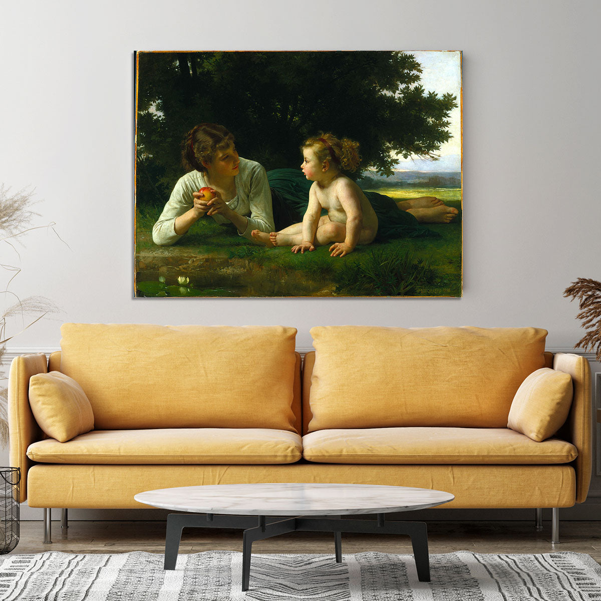 Temptation By Bouguereau Canvas Print or Poster - Canvas Art Rocks - 4