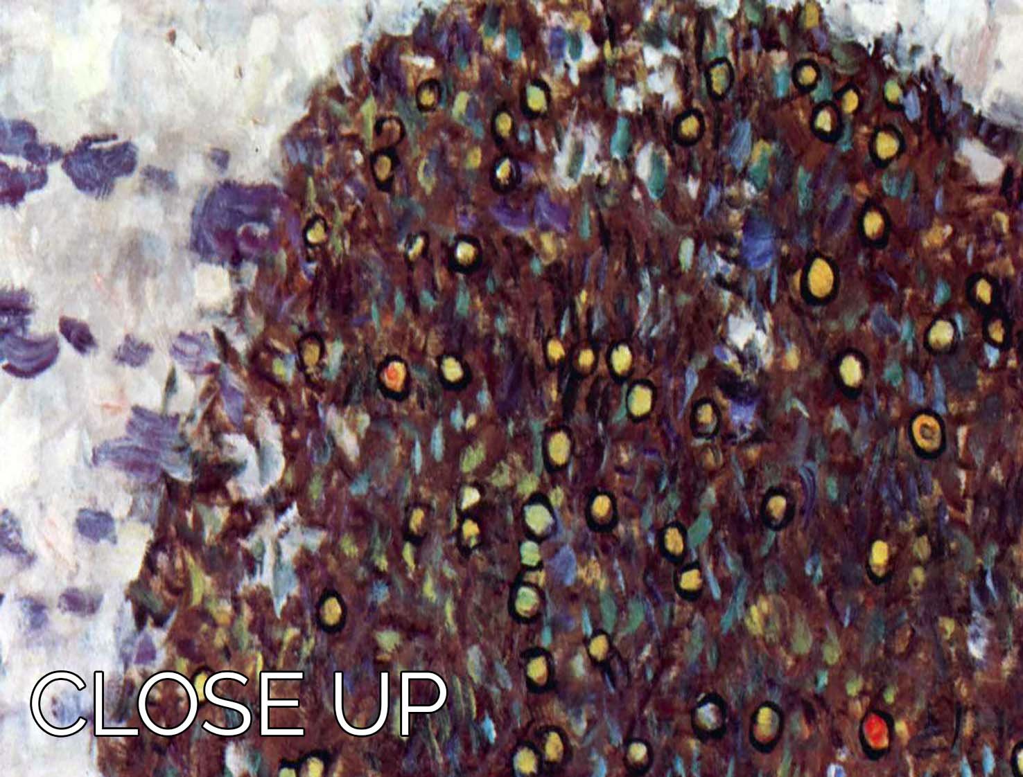 The Apple Tree by Klimt 3 Split Panel Canvas Print - Canvas Art Rocks - 3