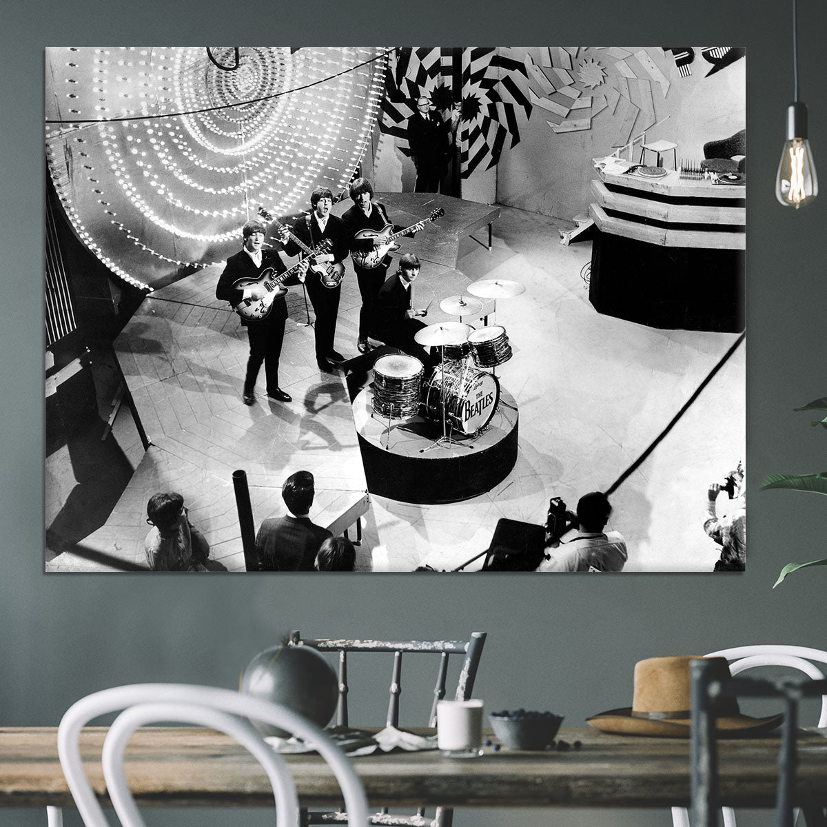 The Beatles on Top of the Pops Canvas Print or Poster - Canvas Art Rocks - 3