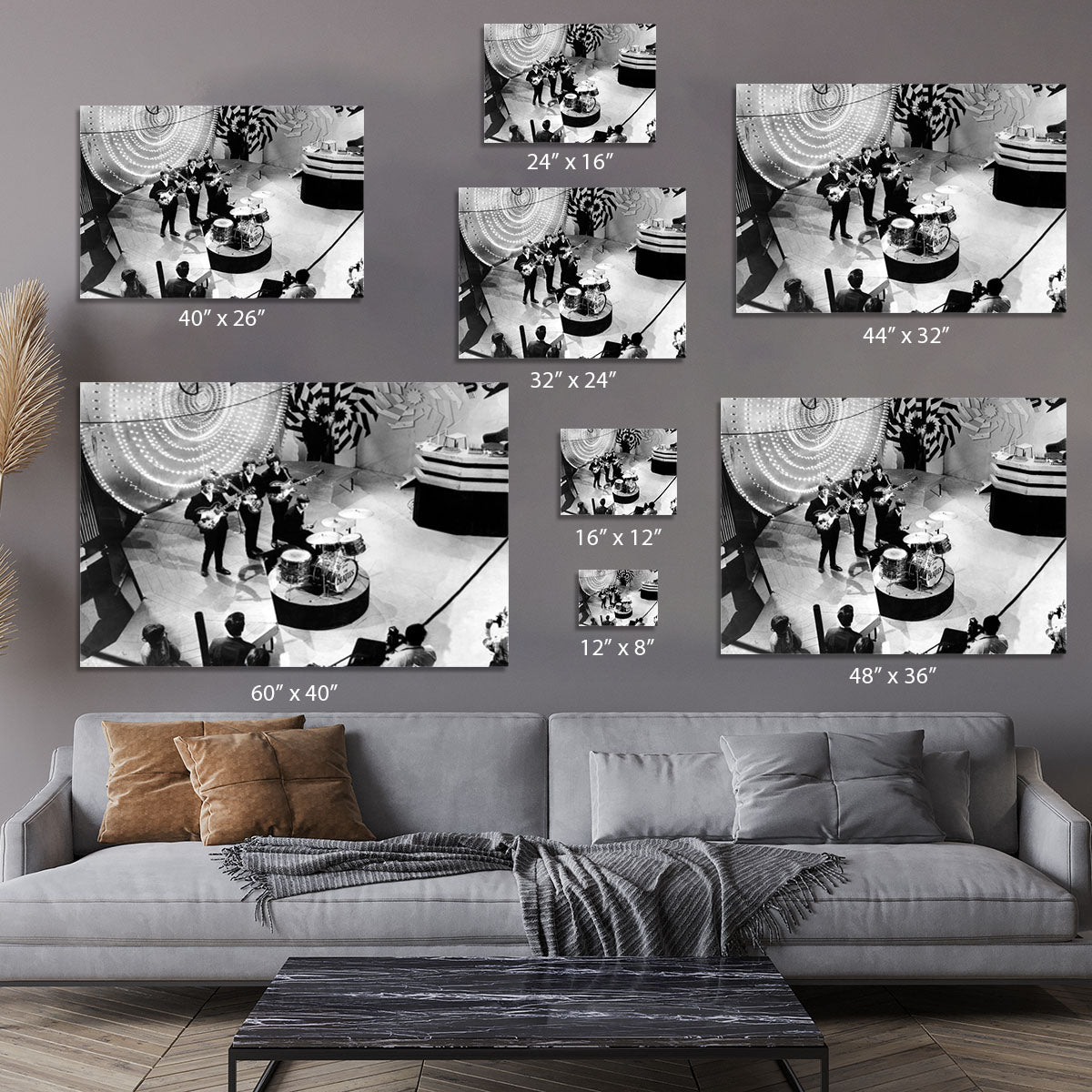 The Beatles on Top of the Pops Canvas Print or Poster - Canvas Art Rocks - 7