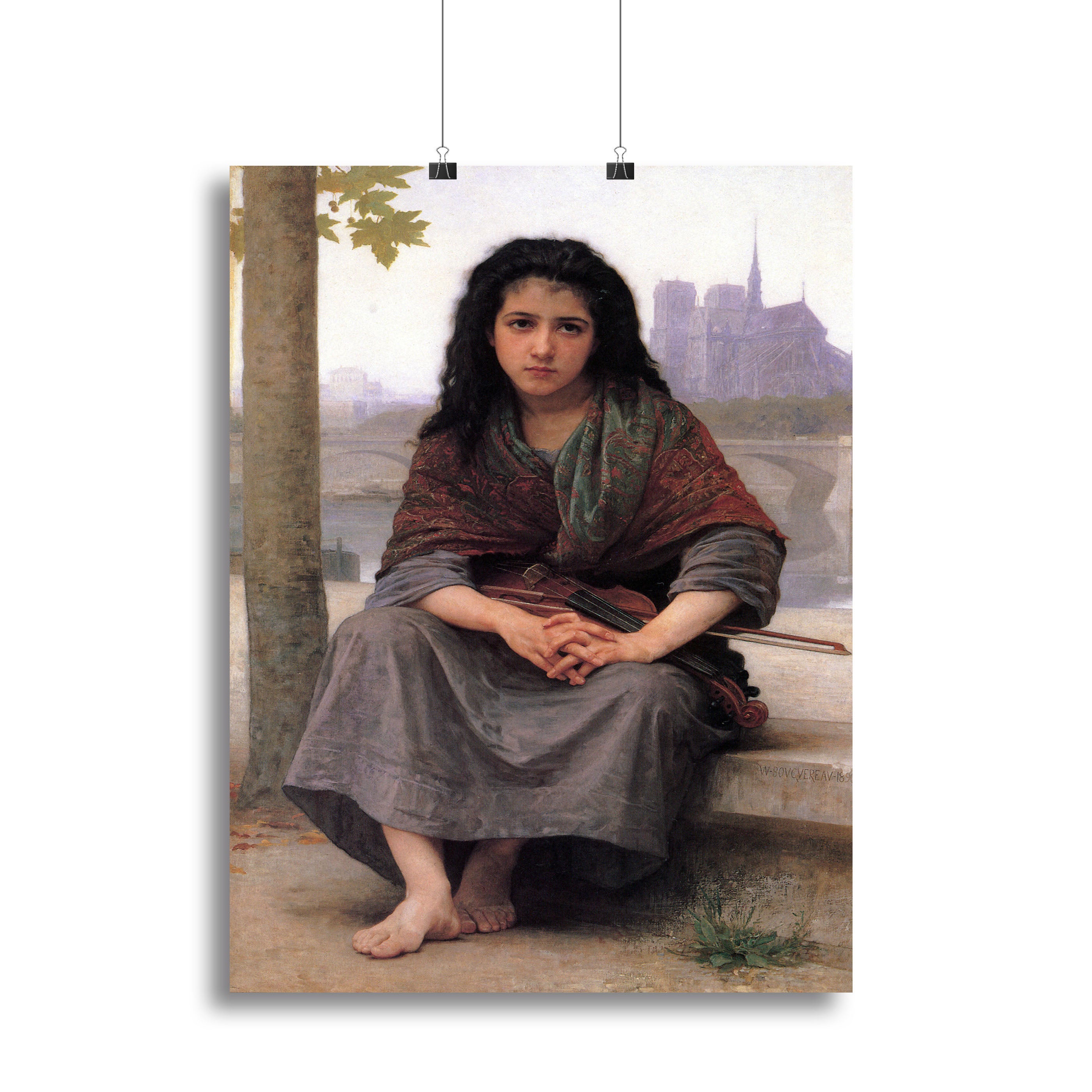 The Bohemian By Bouguereau Canvas Print or Poster - Canvas Art Rocks - 2