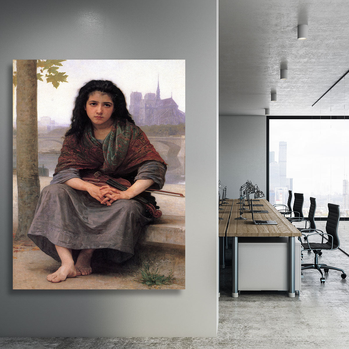 The Bohemian By Bouguereau Canvas Print or Poster - Canvas Art Rocks - 3